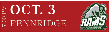 PENNRIDGE,OCT. 3,7:00 P