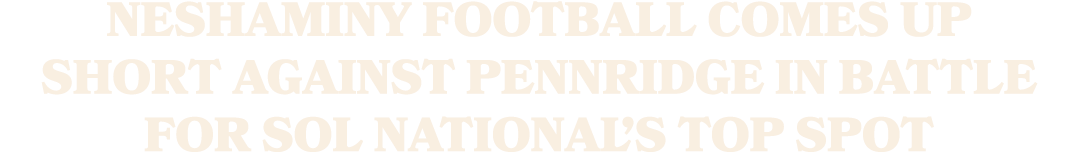 Neshaminy football comes up short against Pennridge in battle for SOL National’s top spot