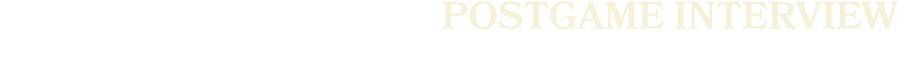 postgame interview