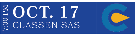 CLASSEN SAS,OCT. 17,7:00 P