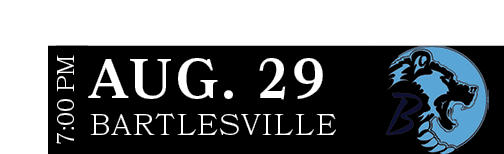BARTLESVILLE,AUG. 29,7:00 P