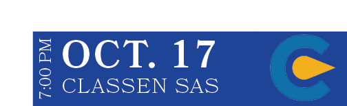 CLASSEN SAS,OCT. 17,7:00 P