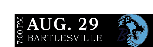 BARTLESVILLE,AUG. 29,7:00 P
