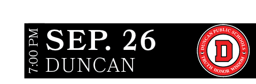 DUNCAN,SEP. 26,7:00 P