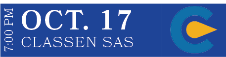 CLASSEN SAS,OCT. 17,7:00 P