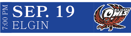 ELGIN,SEP. 19,7:00 P