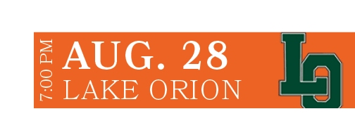 LAKE ORION,AUG. 28,7:00 P