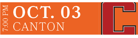 CANTON,OCT. 03,7:00 P