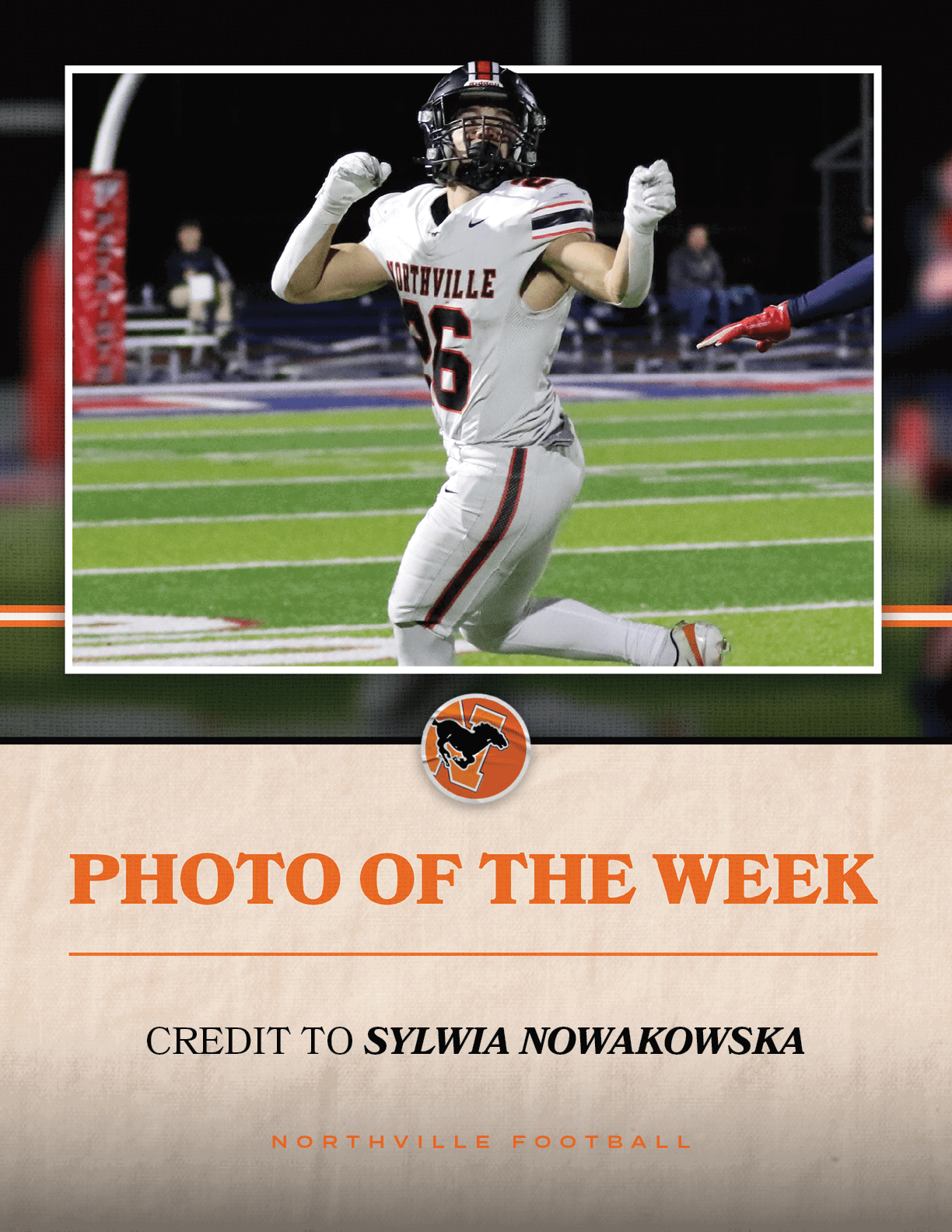 CREDIT TO Sylwia Nowakowska,NORTHVILLE footbal
