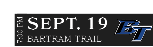 BARTRAM TRAIL,SEPT. 19,7:00 P