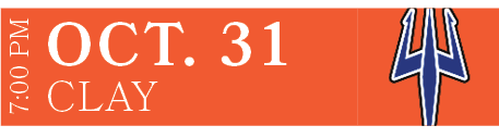 CLAY,OCT. 31,7:00 P