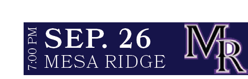 MESA RIDGE,SEP. 26,7:00 P