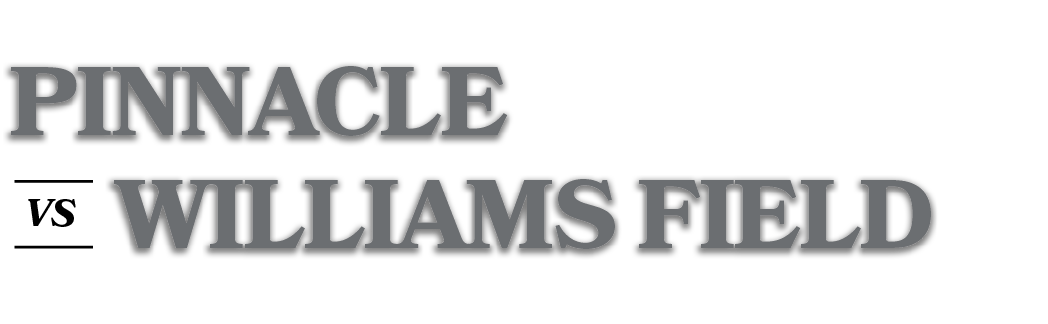 VS,WILLIAMS FIELD,PINNACL