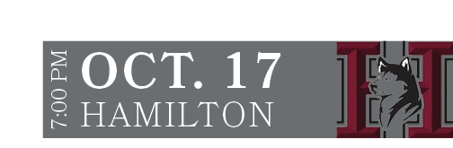HAMILTON,OCT. 17,7:00 P