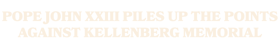 Pope John XXIII Piles Up the Points Against Kellenberg Memorial 