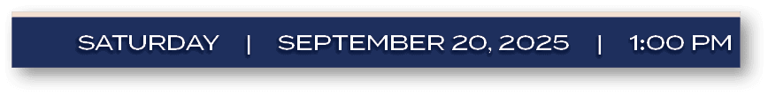 SATURDAY | SEPTEMBER 20, 2025 | 1:00 P