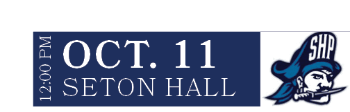 SETON HALL,OCT. 11,12:00 P