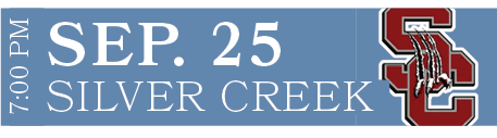 SILVER CREEK,SEP. 25,7:00 P