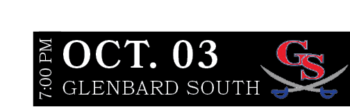 GLENBARD SOUTH,OCT. 03,7:00 P