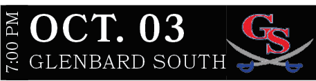 GLENBARD SOUTH,OCT. 03,7:00 P
