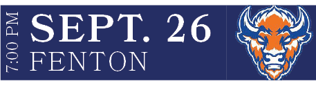 FENTON,SEPT. 26,7:00 P