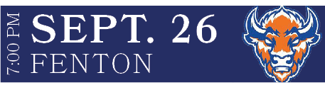 FENTON,SEPT. 26,7:00 P