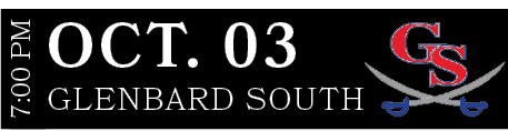 GLENBARD SOUTH,OCT. 03,7:00 P