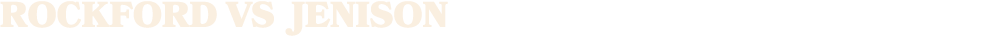 Rockford vs JENISON