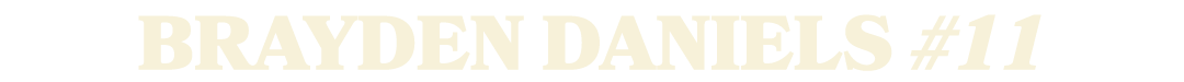 brayden daniels #11