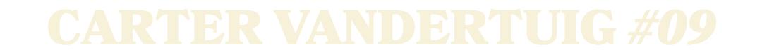 carter vandertuig #09