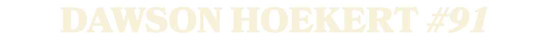 dawson hoekert #91