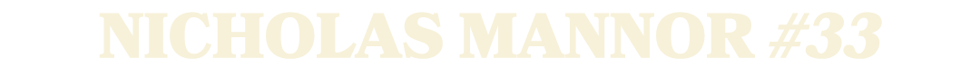 nicholas mannor #33
