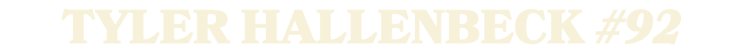 Tyler Hallenbeck #92
