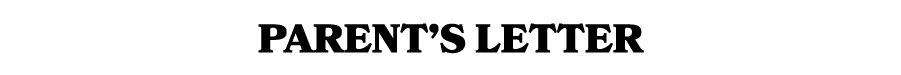 parent’s letter