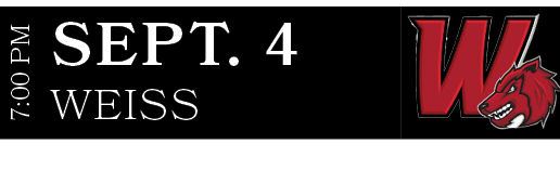 WEISS,sept. 4,7:00 P