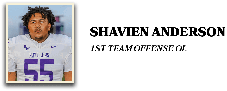 SHAVIEN ANDERSON,1st Team Offense O