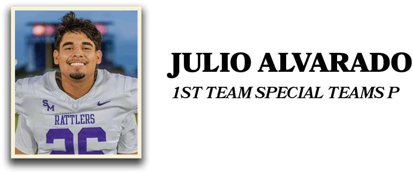 JULIO ALVARADO,1st Team Special Teams 