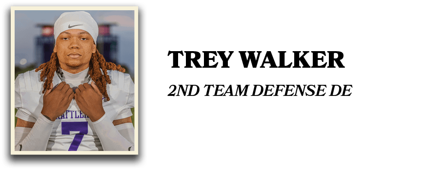 TREY WALKER,2ND Team DEFENSE D