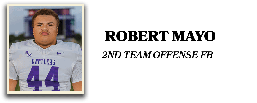  ROBERT MAYO,2ND Team Offense F