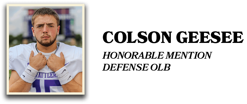 Colson Geesee,Honorable MentioN Defense OLB