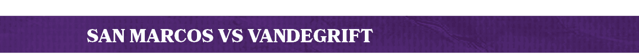 San Marcos VS Vandegrif