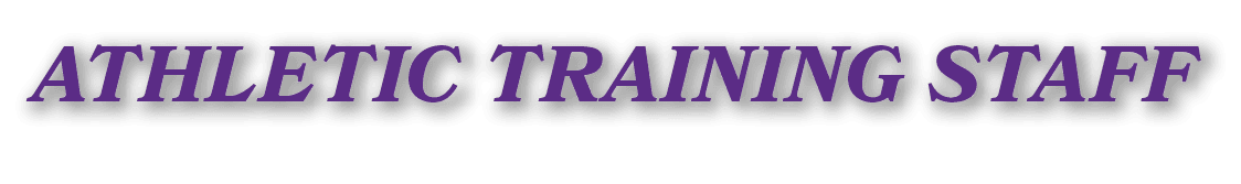 ATHLETIC TRAINING STAFF