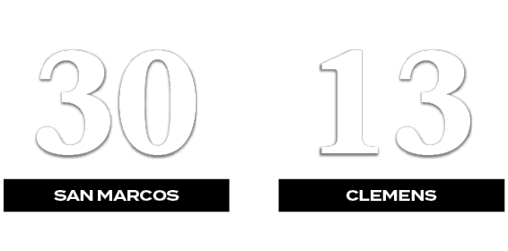 13,30,clemens,san marcos