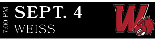 WEISS,sept. 4,7:00 P