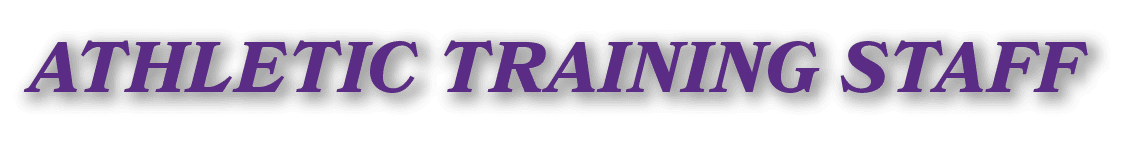 ATHLETIC TRAINING STAFF