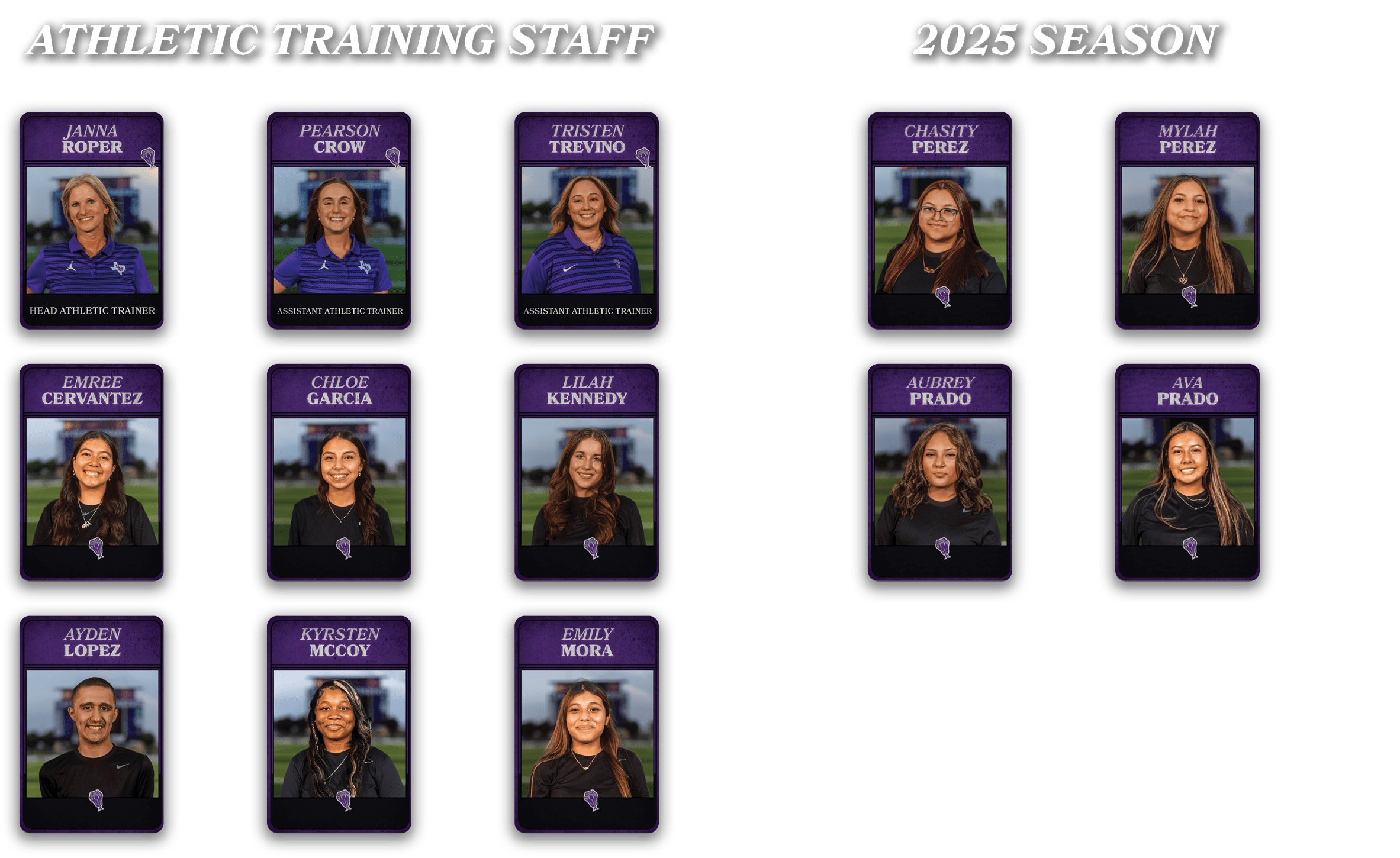 Brooke Garcia,Tabitha Mensch Isabella Perez Ilianna Morin ,Caitlin Reyes Alyssa Aldaco Amaya Deleon ,2025 season,ATHL...