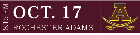 ROCHESTER ADAMS,OCT. 17,8:15 P