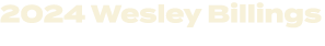 2024 Wesley Billings 