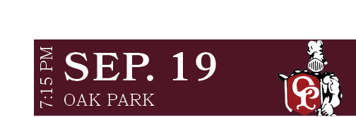 OAK PARK,SEP. 19,7:15 PM