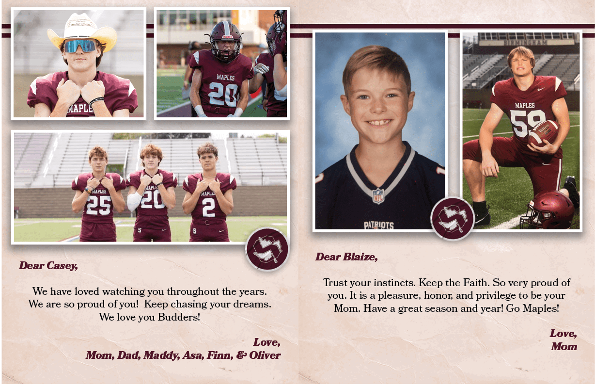 Dear Casey, We have loved watching you throughout the years. We are so proud of you! Keep chasing your dreams. We lov...